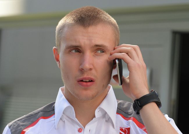 Гонщик команды Заубер Сергей Сироткин