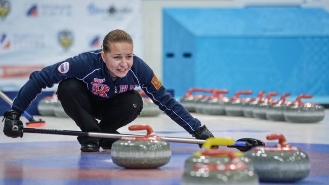 Игрок сборной команды Россия-2 по керлингу Юлия Портунова