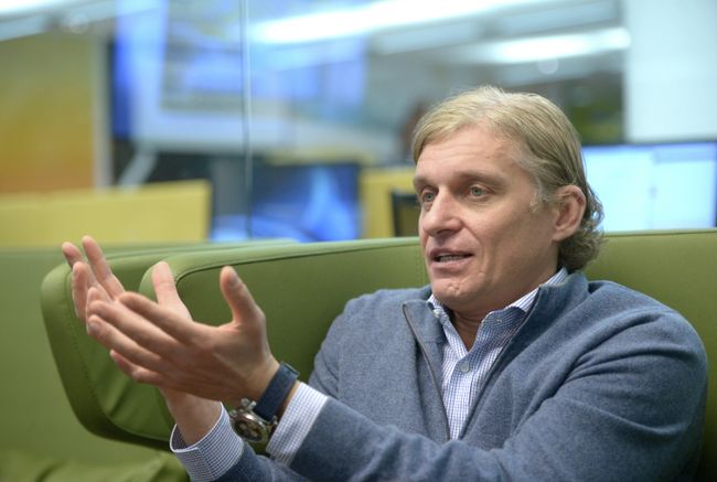 Руководитель велокоманды Tinkoff-Saxo Олег Тиньков.