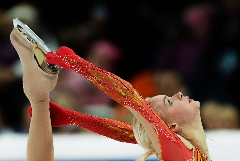 Российская фигуристка Анна Погорилая Российская фигуристка Анна Погорилая