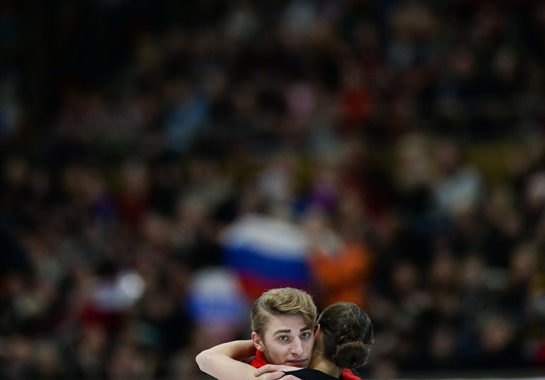 Российские фигуристы Кристина Астахова и Алексей Рогонов Российские фигуристы Кристина Астахова и Алексей Рогонов