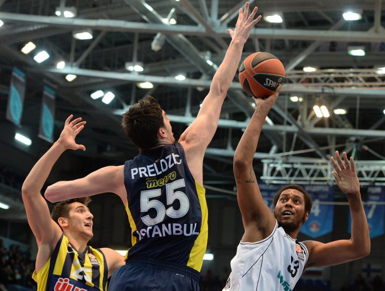 Игровой момент матча Нижний Новгород - Фенербахче-Улкер Игровой момент матча Нижний Новгород - Фенербахче-Улкер