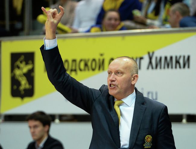 Главный тренер БК Химки Римас Куртинайтис