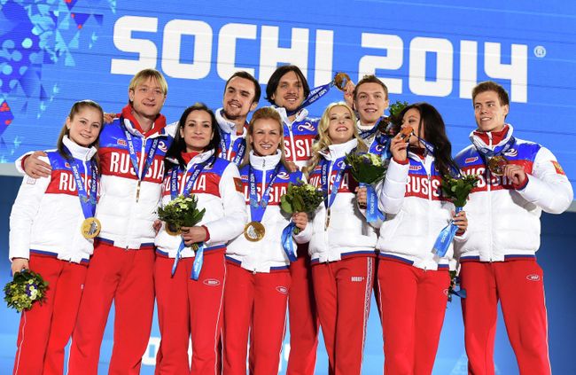 Олимпиада 2014. Церемония награждения. Третий день