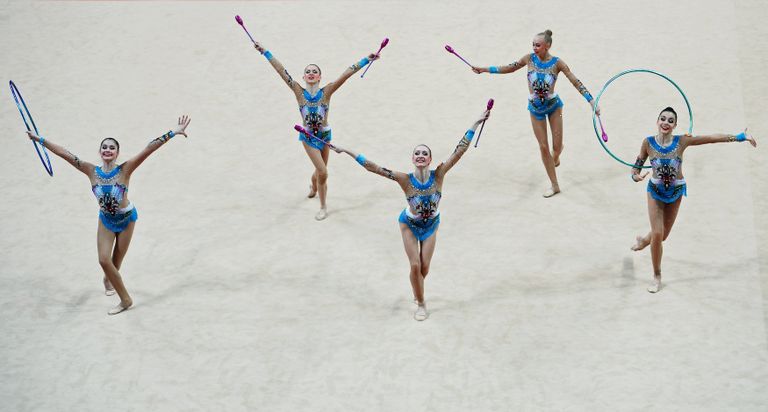 Спортсменки сборной России по художественной гимнастике Спортсменки сборной России по художественной гимнастике