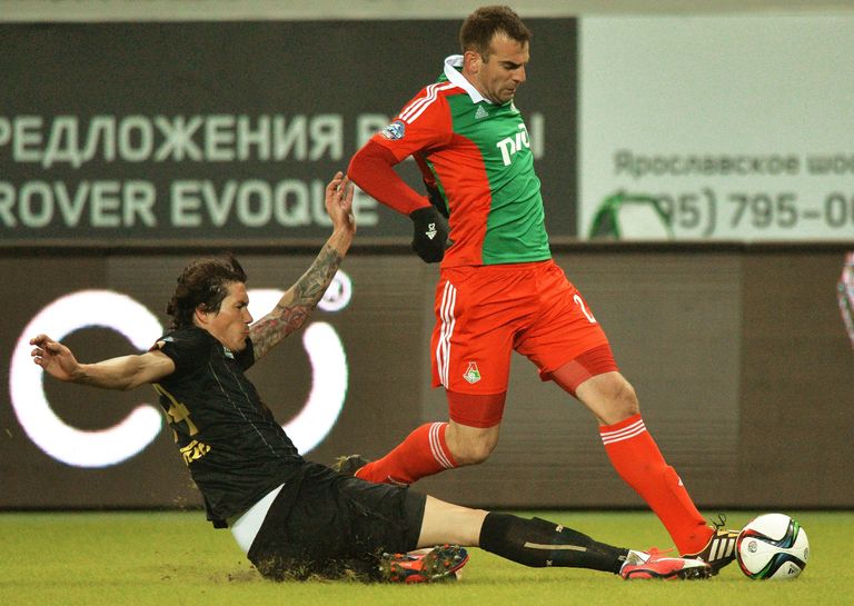 Игровой момент матча Локомотив - Рубин Игровой момент матча Локомотив - Рубин