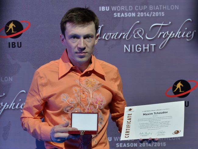Трехкратный чемпион мира по биатлону Максим Чудов Трехкратный чемпион мира по биатлону Максим Чудов