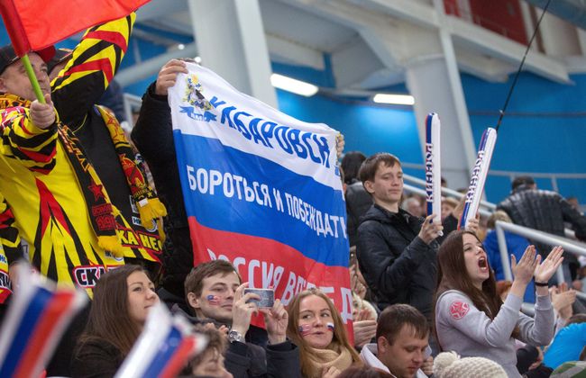 Болельщики сборной России