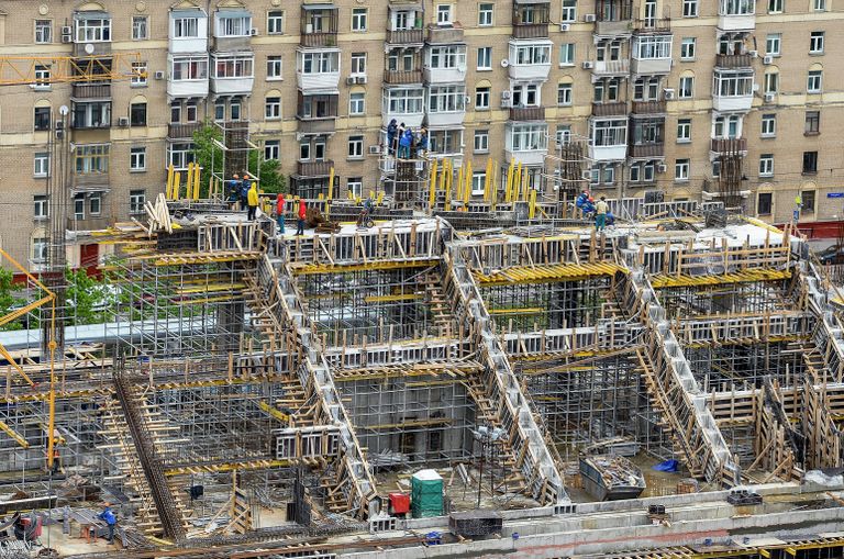 Строительство нового стадиона ПФК ЦСКА в Москве
