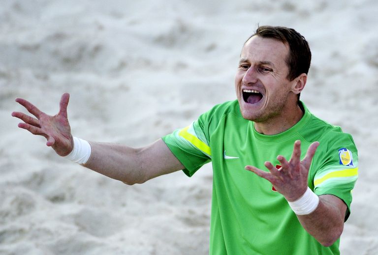 Вратарь сборной Польши Дариуш Словински Вратарь сборной Польши Дариуш Словински