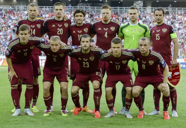 Футболисты сборной России Футболисты сборной России