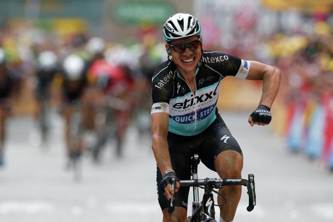Немецкий велогонщик Тони Мартин из команды Etixx-Quick Step