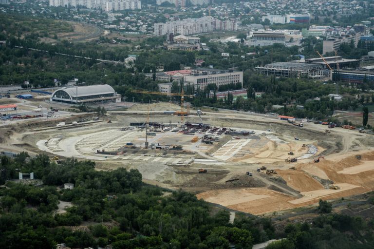 Строительство стадиона Волгоград Арена