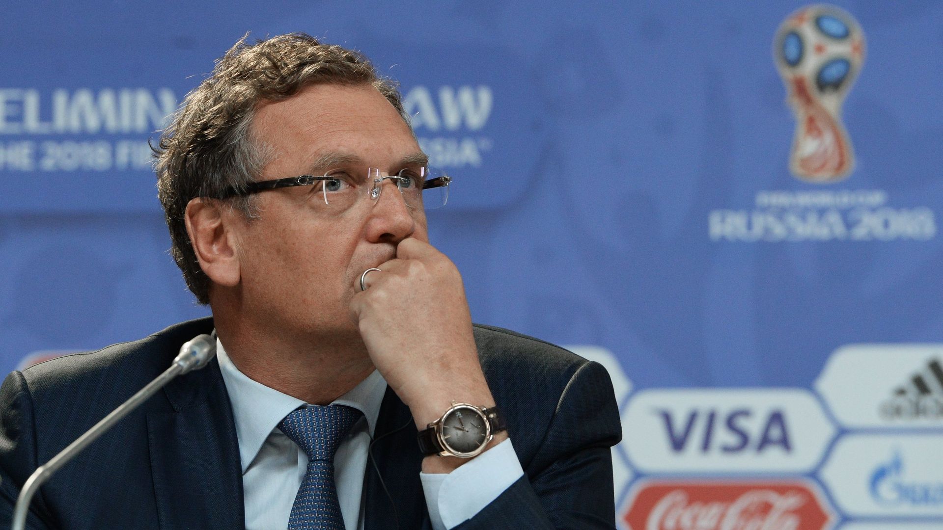 Генеральный секретарь FIFA Жером Вальке Генеральный секретарь FIFA Жером Вальке - РИА Новости, 1920, 30.10.2024