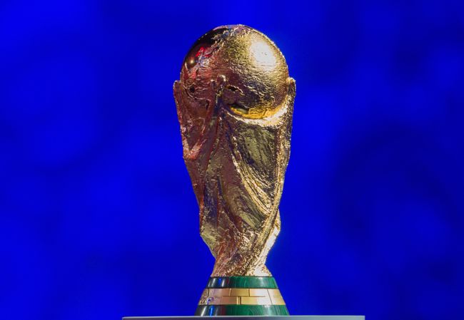 Кубок мира ФИФА на церемонии предварительной жеребьевки чемпионата мира по футболу 2018 по футболу в Константиновском дворце в Стрельне
