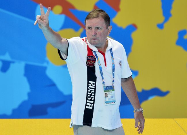 Главный тренер женской сборной России по водному поло Михаил Накоряков