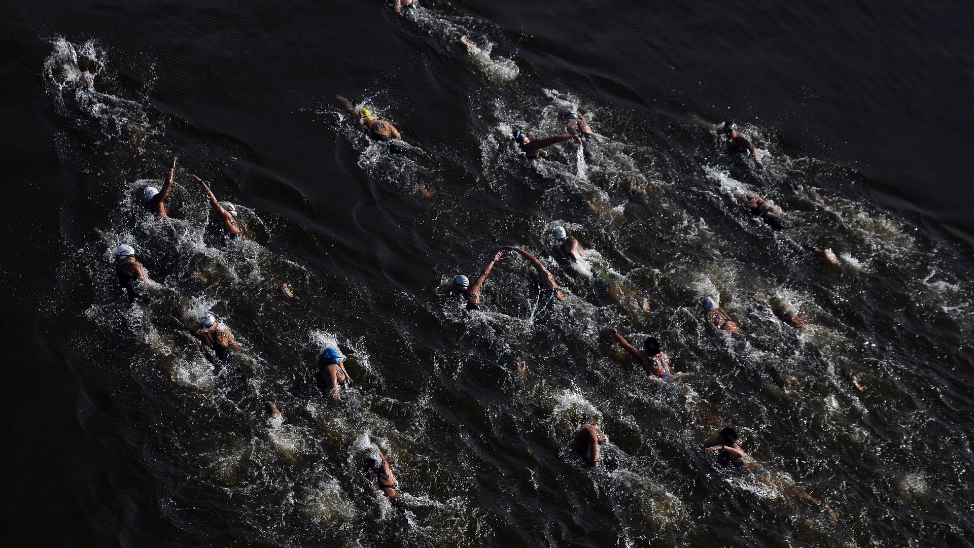 Плавание на открытой воде Плавание на открытой воде - РИА Новости, 1920, 06.09.2020