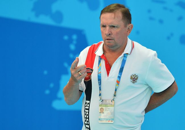 Главный тренер сборной России по водному поло среди женщин Михаил Накоряков