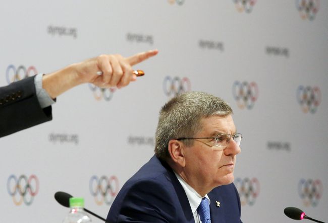 Президент МОК Томас Бах