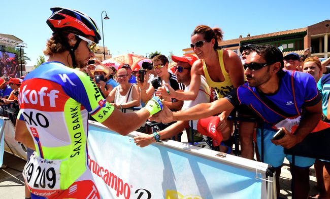Словацкий велогонщик российской команды Tinkoff-Saxo Петер Саган Словацкий велогонщик российской команды Tinkoff-Saxo Петер Саган