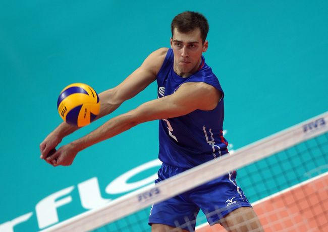 Доигровщик сборной России по волейболу Денис Бирюков