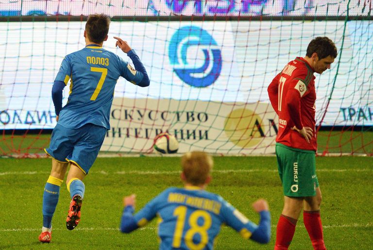 Игровой момент матча Локомотив - Ростов Игровой момент матча Локомотив - Ростов