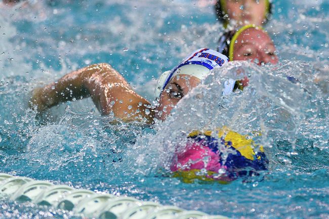 Игрок сборной России по водному поло Анна Богданова