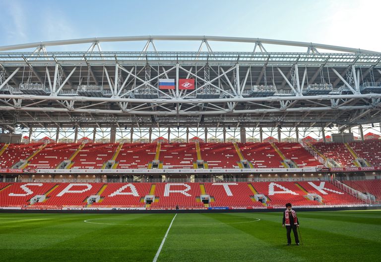 Старейший болельщик московского Спартака Отто Фишер (102 года)