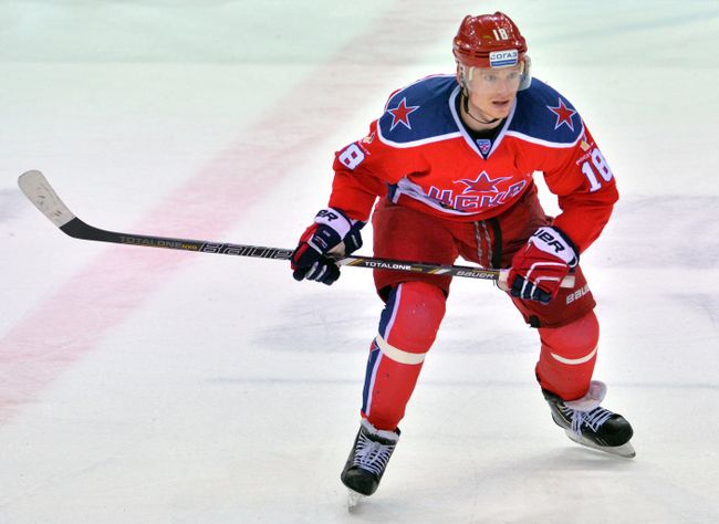 Форвард ХК ЦСКА Дмитрий Кугрышев