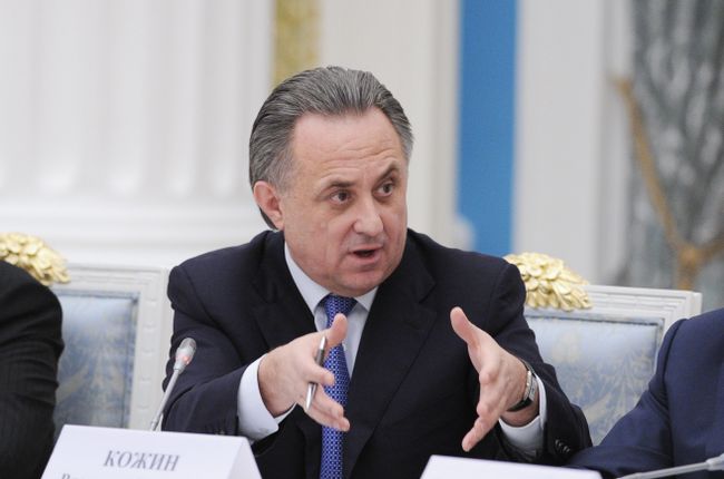 Министр спорта РФ, председатель оргкомитета Россия-2018 Виталий Мутко