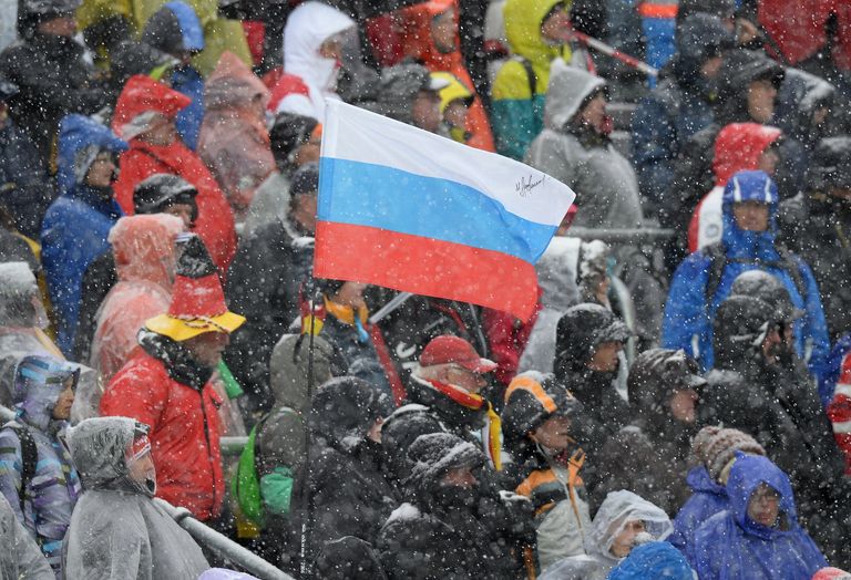 Болельщики сборной России по биатлону Болельщики сборной России по биатлону