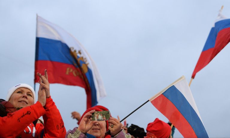 Российские болельщики Российские болельщики