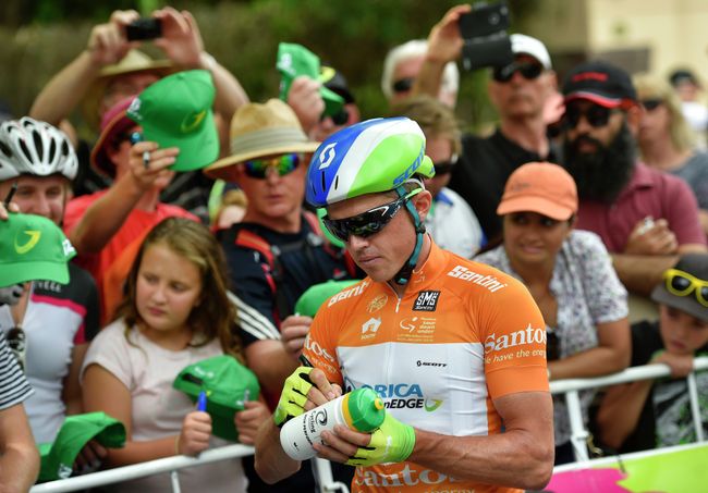 Австралийский велогонщик Саймон Герранс из Orica-GreenEdge