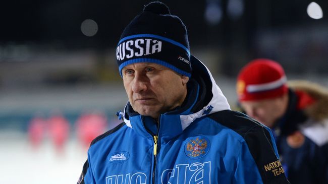 Главный тренер сборной России Сергей Мяус