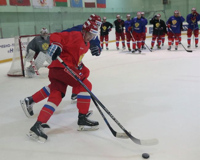 Форвард сборной России по хоккею Степан Санников