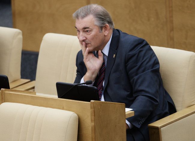 Президент федерации хоккея России Владислав Третьяк на пленарном заседании Государственной Думы