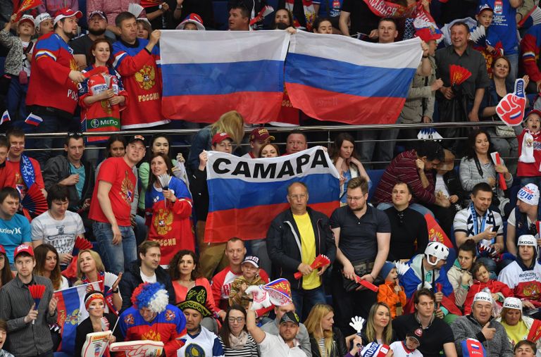 Болельщики сборной России Болельщики сборной России