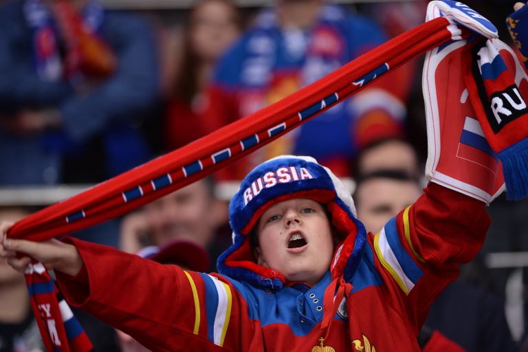 Юный болельщик сборной России Юный болельщик сборной России