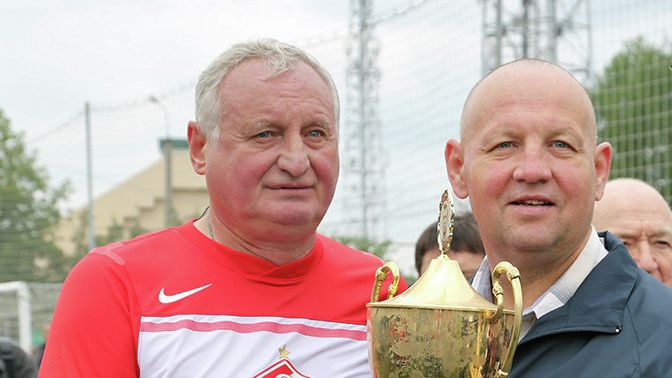 Юрий Гаврилов и Игорь Стрельцов (слева направо) Юрий Гаврилов и Игорь Стрельцов (слева направо) - РИА Новости, 1920, 20.07.2023