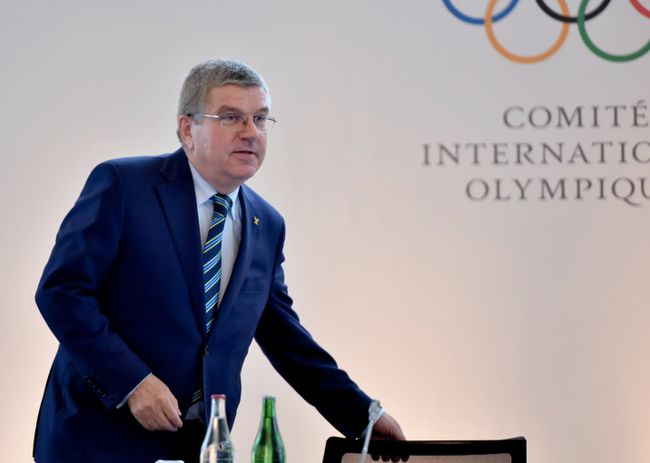 Президент Международного олимпийского комитета Томас Бах Президент Международного олимпийского комитета Томас Бах