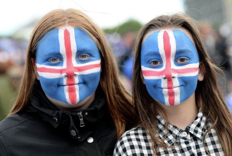 Болельщицы сборной Исландии Болельщицы сборной Исландии