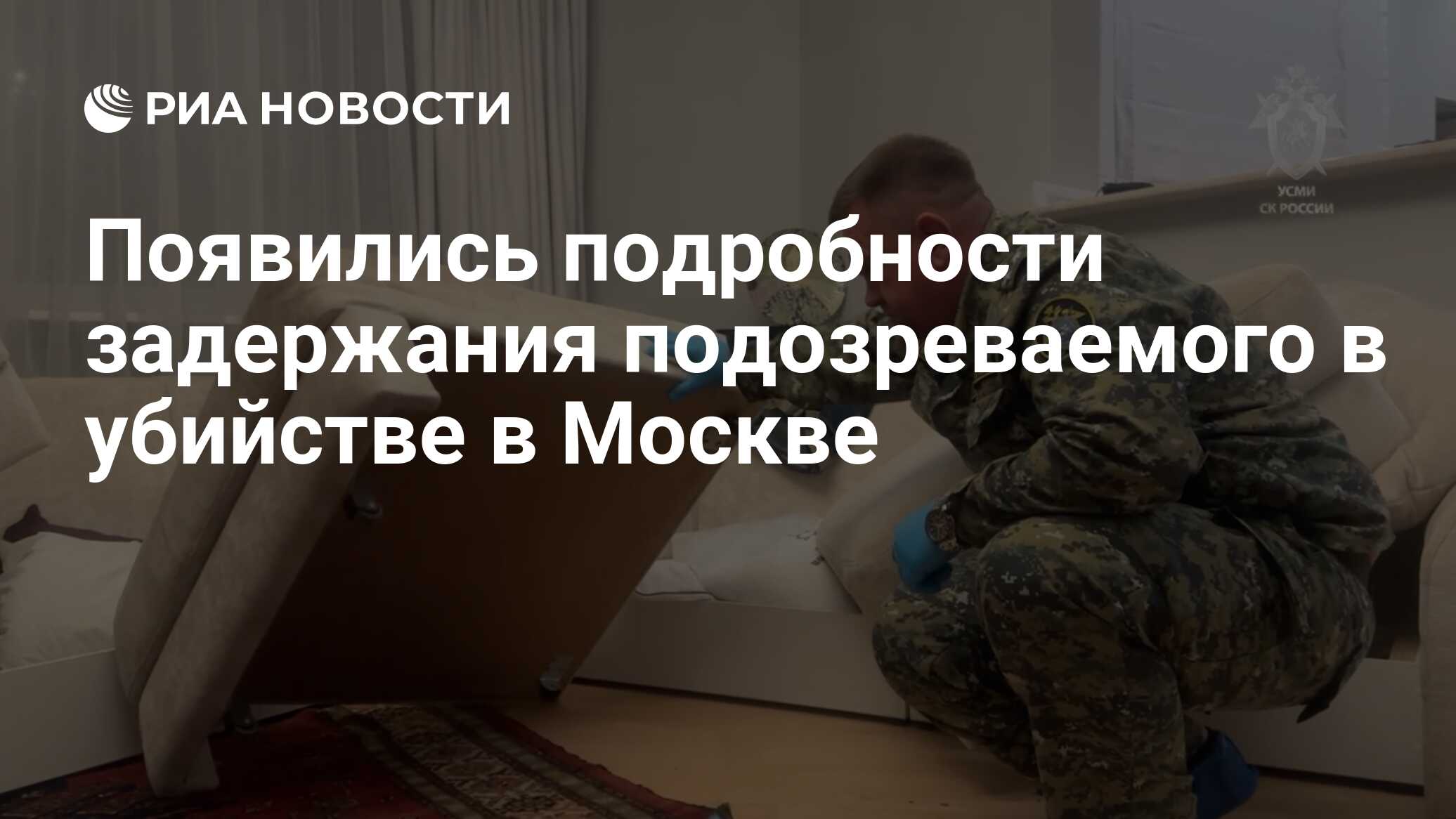 Появились подробности задержания  подозреваемого в убийстве в Москве