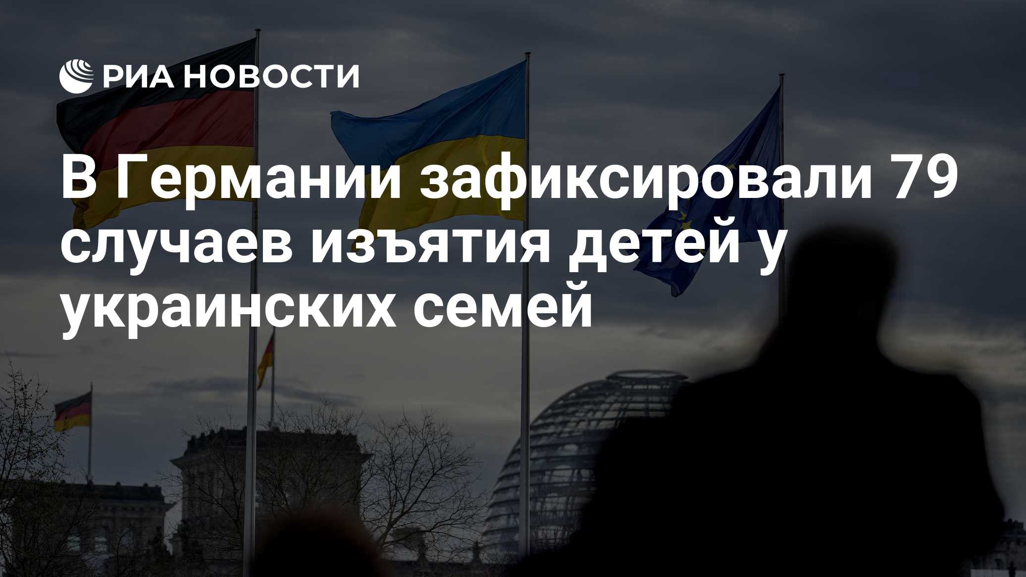 В Германии зафиксировали 79 случаев изъятия детей у украинских семей